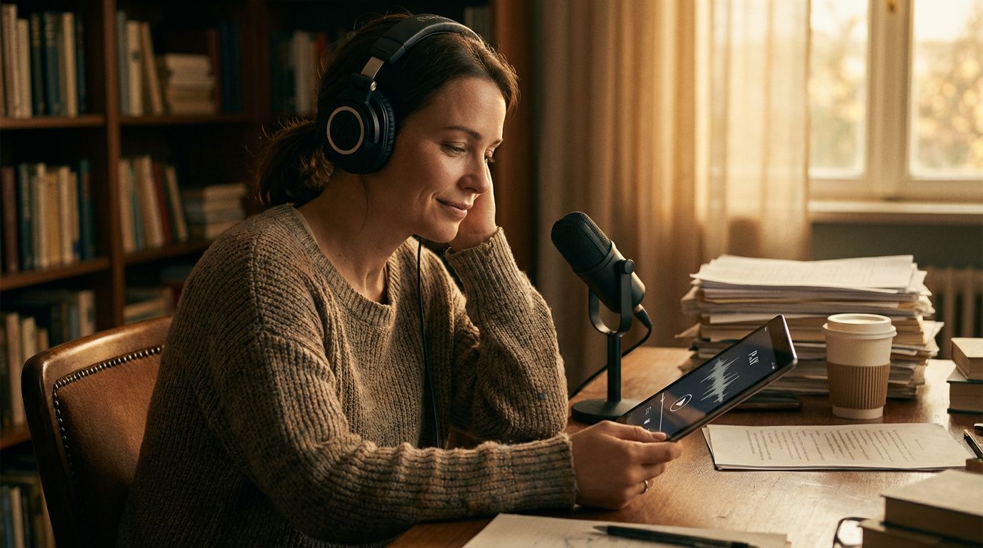 Anwendungsszenario: Eigenes Hörbuch in Originalstimme dank Digital-Twin-Service